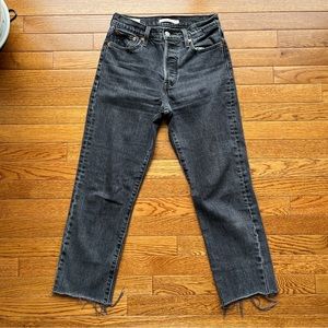 Levi’s Size 26 Wedgie Straight - Washed Black